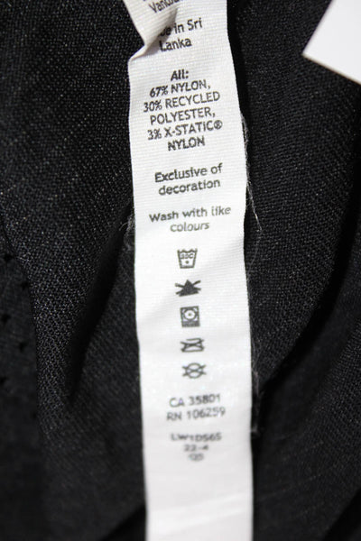 Lululemon Womens Basic Sleeveless Tank Black 100% Cotton Crew Neck Size 6