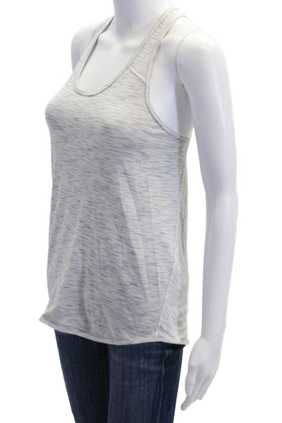 Lululemon Women Basic Gray Tank Round Neck Size 6