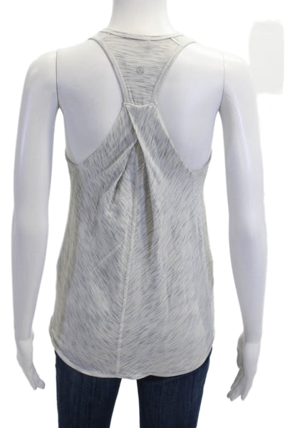 Lululemon Women Basic Gray Tank Round Neck Size 6