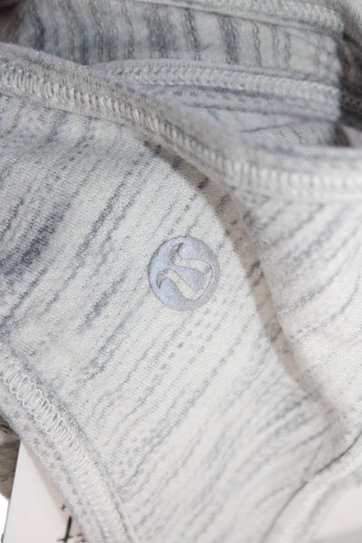 Lululemon Women Basic Gray Tank Round Neck Size 6