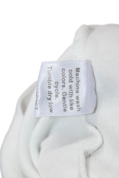 Michael Stars Women Cropped Tank Cotton White Sleeveless Size One Size