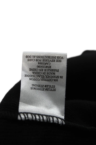 Z Supply Women Basic Black Tank Top Sleeveless Round Neck Cotton Spandex Size M