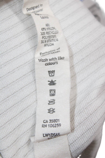 Lululemon Women White Sleeveless Tank Basic Crew Neck Size 6