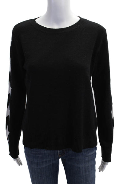 Fate. Unisex Black Pullover Crew Neck Star Graphic Long Sleeve Size S