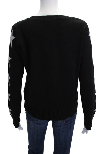 Fate. Unisex Black Pullover Crew Neck Star Graphic Long Sleeve Size S