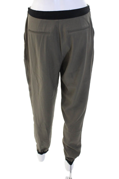 T Tahari Women Jogger Pants Dark Gray Hook & Eye Size 4
