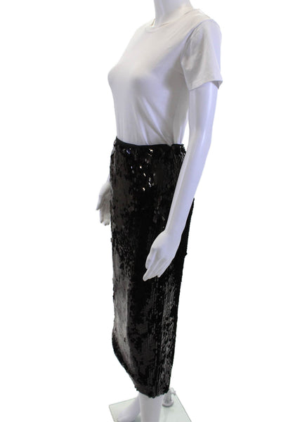 Toccin Womens Black Straight Pencil Skirt Size 2