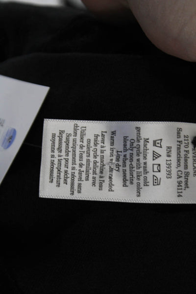 Everlane Mens Short Sleeves Button Down Shirt Black Size Small