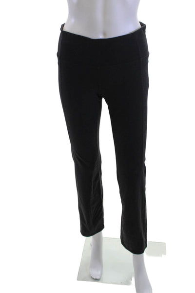 Athleta Women Cropped Black Nylon Blend Leggings Size PM