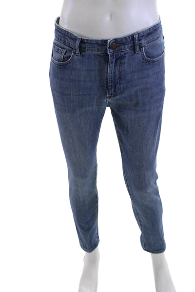 DL1961 Mens Ankle Cropped Skinny Blue Jeans Size 32
