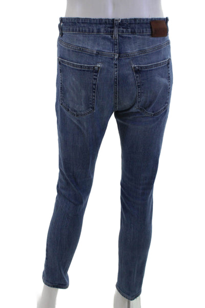 DL1961 Mens Ankle Cropped Skinny Blue Jeans Size 32