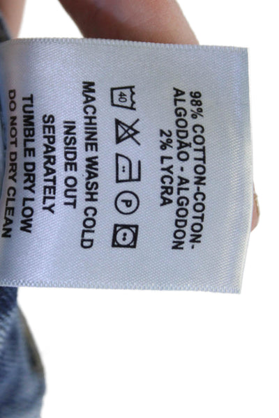 DL1961 Mens Ankle Cropped Skinny Blue Jeans Size 32