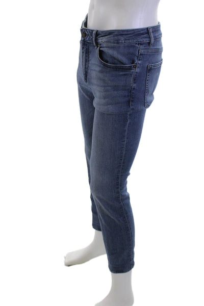 DL1961 Unisex Skinny Ankle Jeans Dark Blue Button Size 31