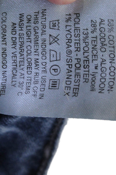 DL1961 Unisex Skinny Ankle Jeans Dark Blue Button Size 31