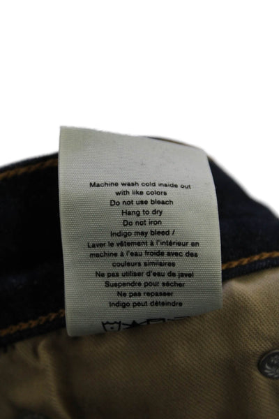 Rag & Bone Mens Skinny Tapered Dark Blue High Rise Jeans Button Size 29