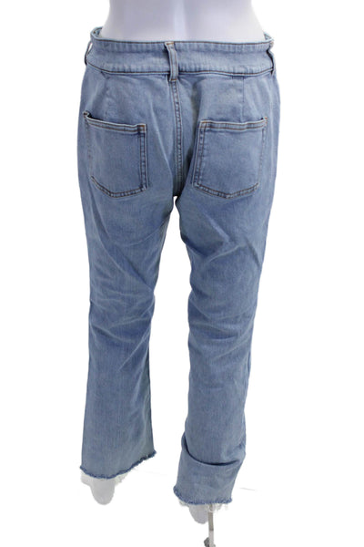 Generation Love Women Boyfriend Straight Jeans Light Blue High Rise Size 30