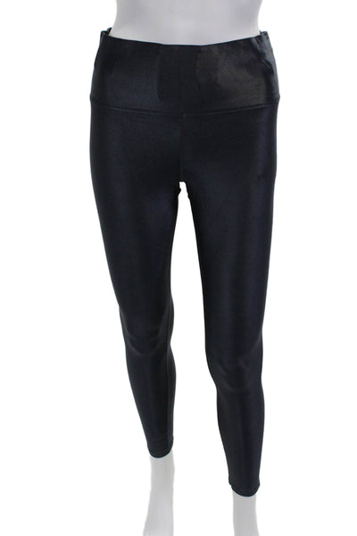 Carbon 38 Womens Ankle Jeggings Black Nylon Lycra Size S