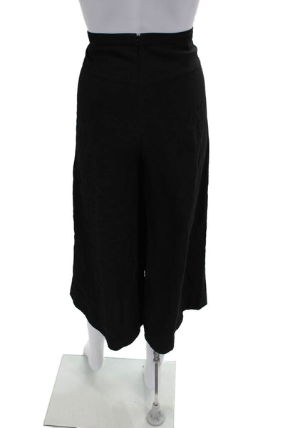 Vince Women Black Paperbag Cropped Pants Size 4