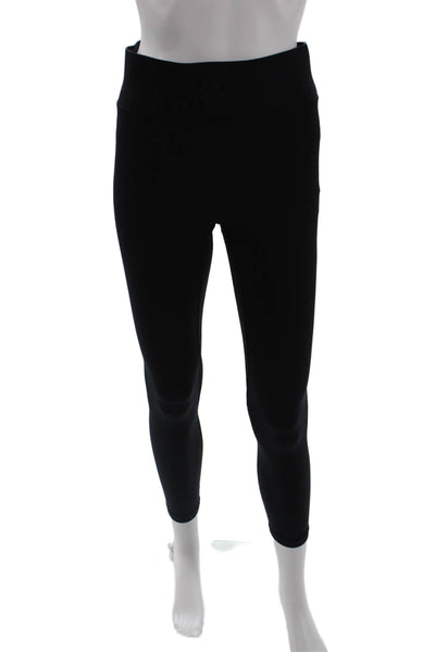 All Access Womens Ankle Cropped Black Leggings Size M
