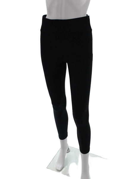 All Access Womens Ankle Cropped Black Leggings Size M