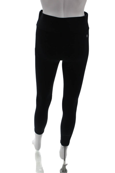 All Access Womens Ankle Cropped Black Leggings Size M
