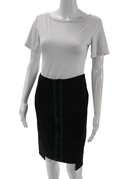 Opening Ceremony Womens Black Straight Pencil Skirt Short Size 4