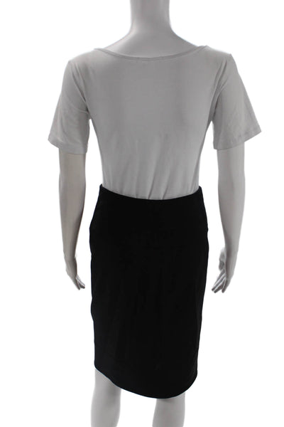 Opening Ceremony Womens Black Straight Pencil Skirt Short Size 4