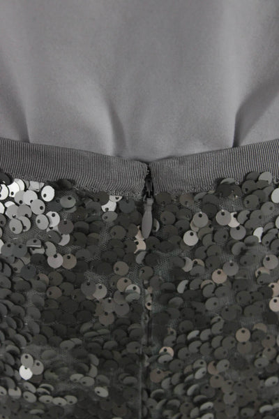 J Crew Womens Mini Straight Pencil Skirt Gray Size 0