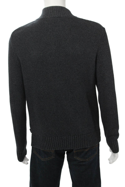 CK Calvin Klein Mens Pullover Sweater Dark Gray Cotton Size M