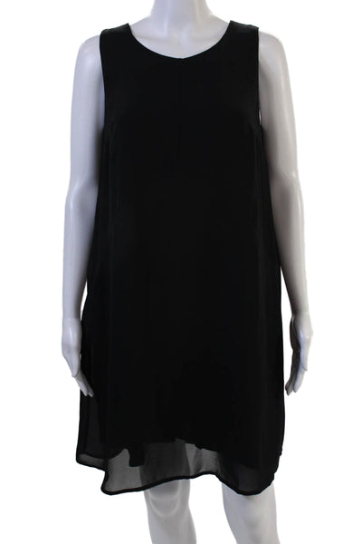 Seraphine Womens Shift Tank Maternity Dress Black Sleeveless Short Size 4