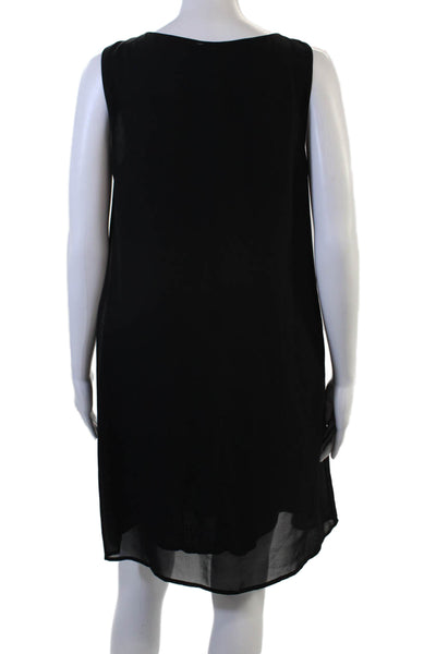 Seraphine Womens Shift Tank Maternity Dress Black Sleeveless Short Size 4