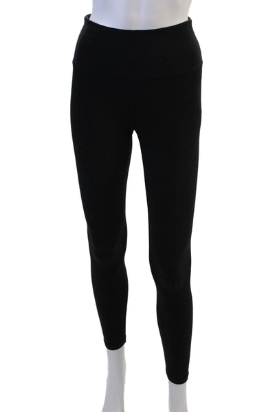 Athleta Women Ankle Leggings Black Cotton Blend Size XS