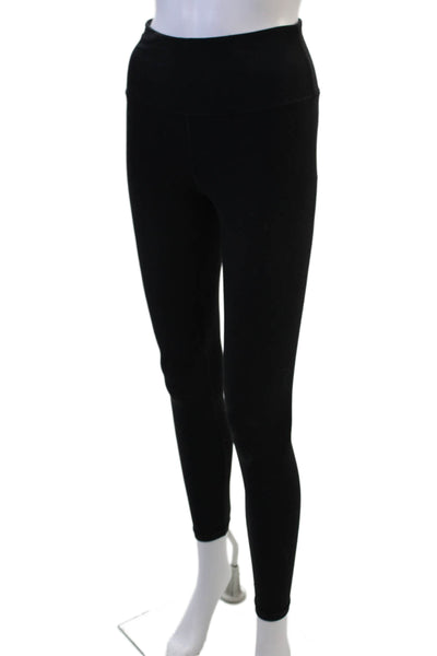 Athleta Women Ankle Leggings Black Cotton Blend Size XS