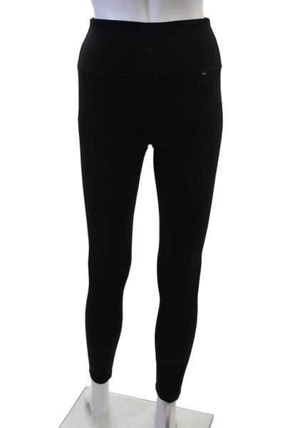 Athleta Women Ankle Leggings Black Cotton Blend Size XS