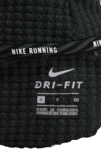 Nike Womens Pullover Sweatshirt Dark Gray High Neck Long Sleeve Size S