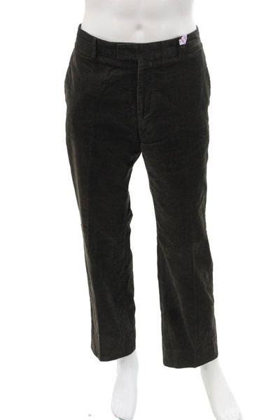 Marc Jacobs Mens Brown Dress Pants 100% Cotton Hook & Eye Size 52