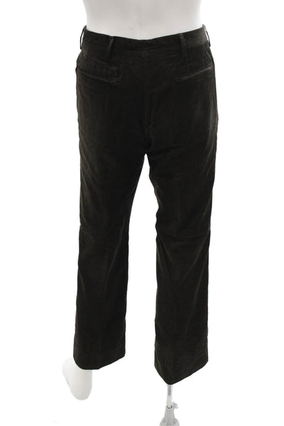 Marc Jacobs Mens Brown Dress Pants 100% Cotton Hook & Eye Size 52