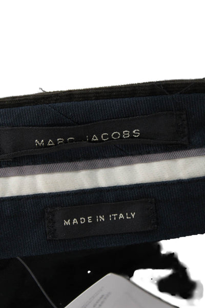 Marc Jacobs Mens Brown Dress Pants 100% Cotton Hook & Eye Size 52