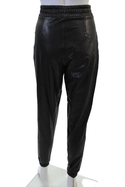 Spanx Womens Black Jogger Pants Rayon Elastane Biker Size S