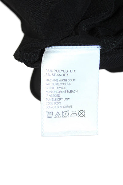 Tommy Bahama Women Shift Dress Black Sleeveless Short Beach Size S