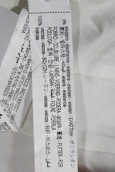 Zara Women Biker Jacket Gray Button Polyester Long Sleeve Size XS