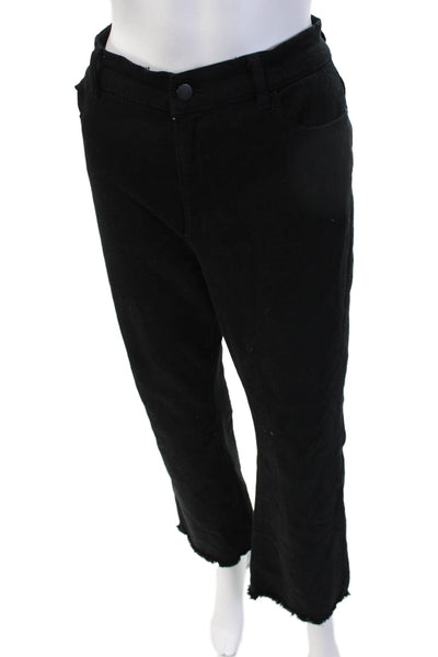DL1961 Womens Cropped Black High Rise Jeans Size 31