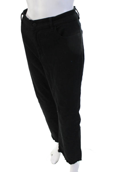 DL1961 Womens Cropped Black High Rise Jeans Size 31