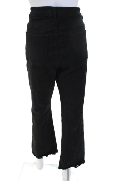 DL1961 Womens Cropped Black High Rise Jeans Size 31