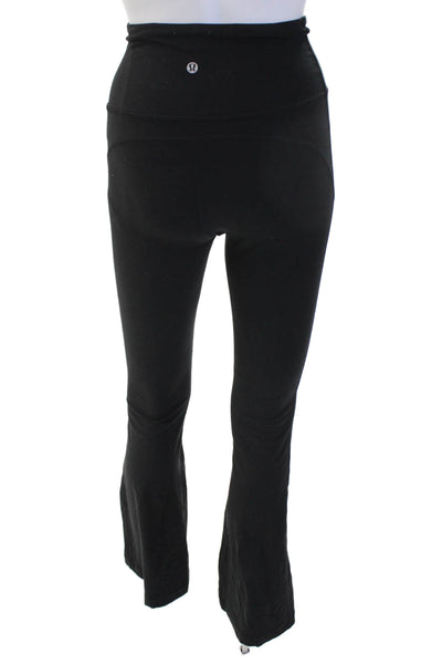 Lululemon Womens Black Nylon Blend Leggings Size 2