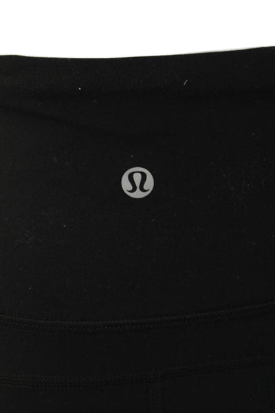 Lululemon Womens Black Nylon Blend Leggings Size 2