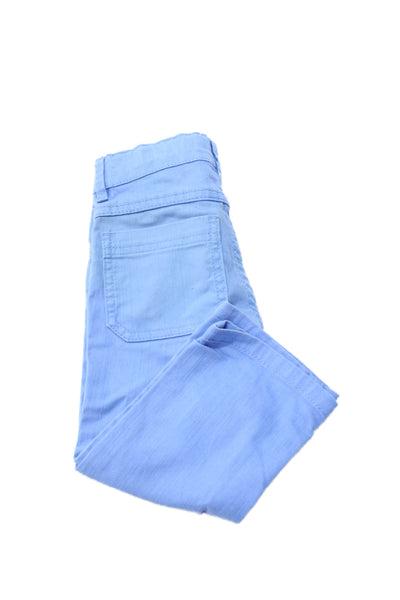 Jacadi Boys Cotton Five Pocket Zippered Jeans Light Blue Size 18 Months
