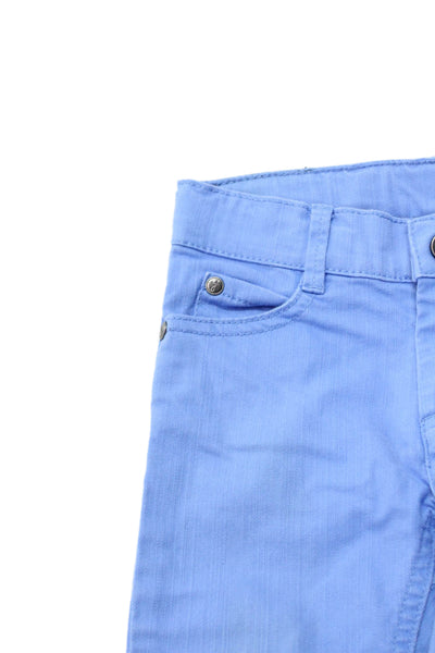 Jacadi Boys Cotton Five Pocket Zippered Jeans Light Blue Size 18 Months