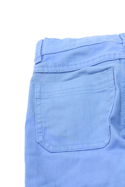 Jacadi Boys Cotton Five Pocket Zippered Jeans Light Blue Size 18 Months