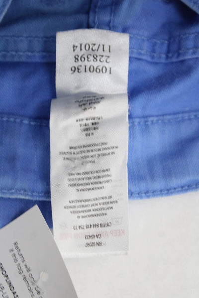 Jacadi Boys Cotton Five Pocket Zippered Jeans Light Blue Size 18 Months